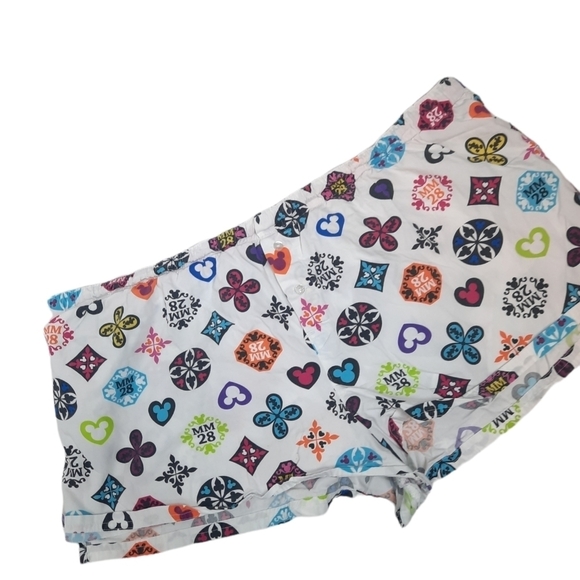 Disney Mickey Mouse Pajama Shorts Size‎ XL Women's E24 - Picture 4 of 7